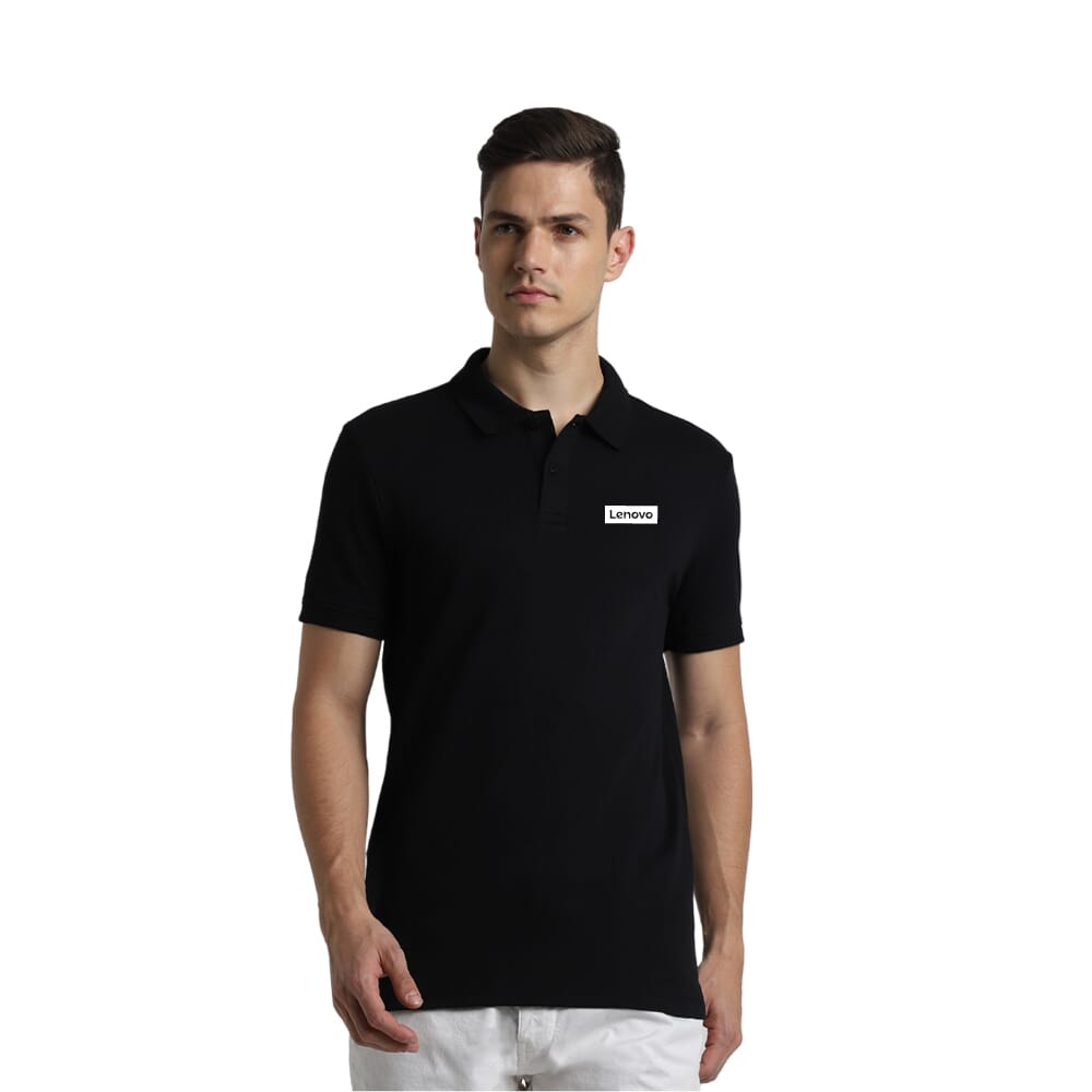 Jack & Jones Interlock Polo T-shirt -Black